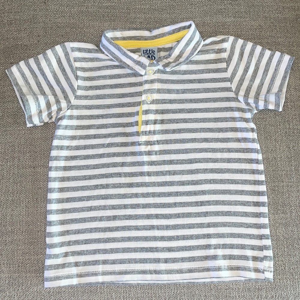 Little Lad Toddler Boy Short Sleeve Shirt 2T